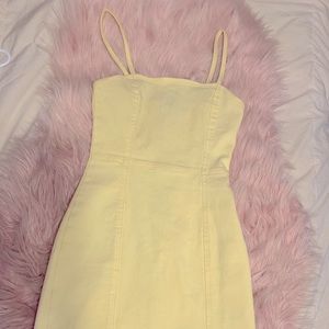 H&M yellow dress